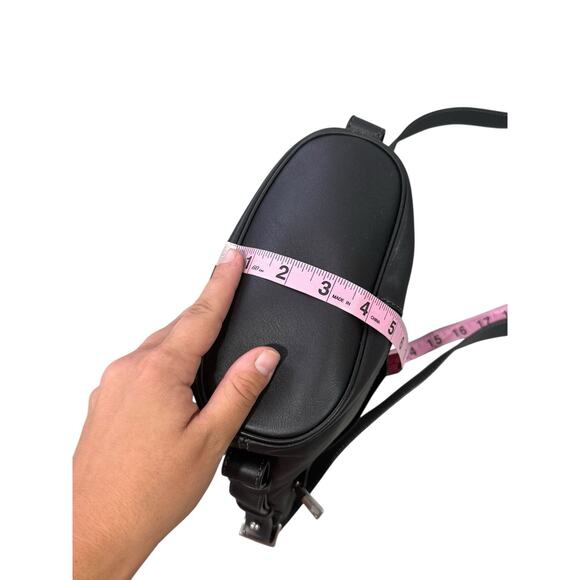 Marc Jacobs The Mini Sling Convertible Leather Hobo Purse Black - Picture 15 of 15